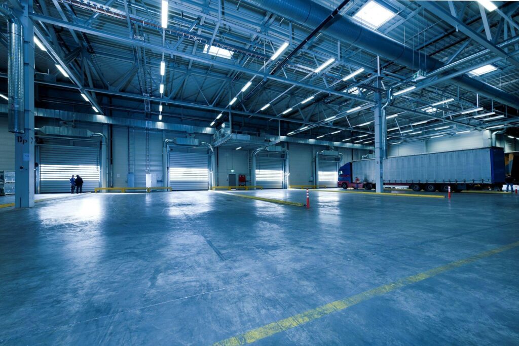 Warehouse facility representing operational cost management